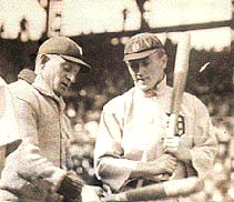 Honus Wagner and Ty Cobb