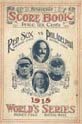 1915 World Series Program