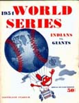 1954 World Series Program