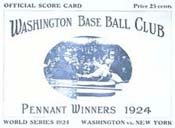 1924 World Series